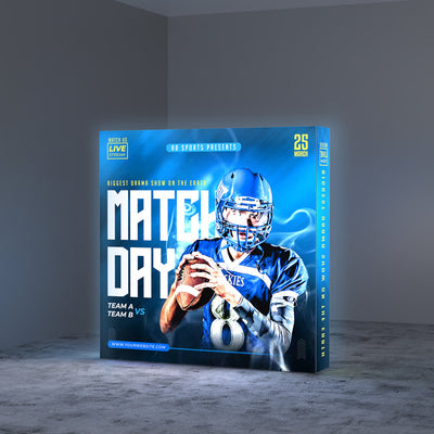 8ft SEG Backlit Pop Up Display