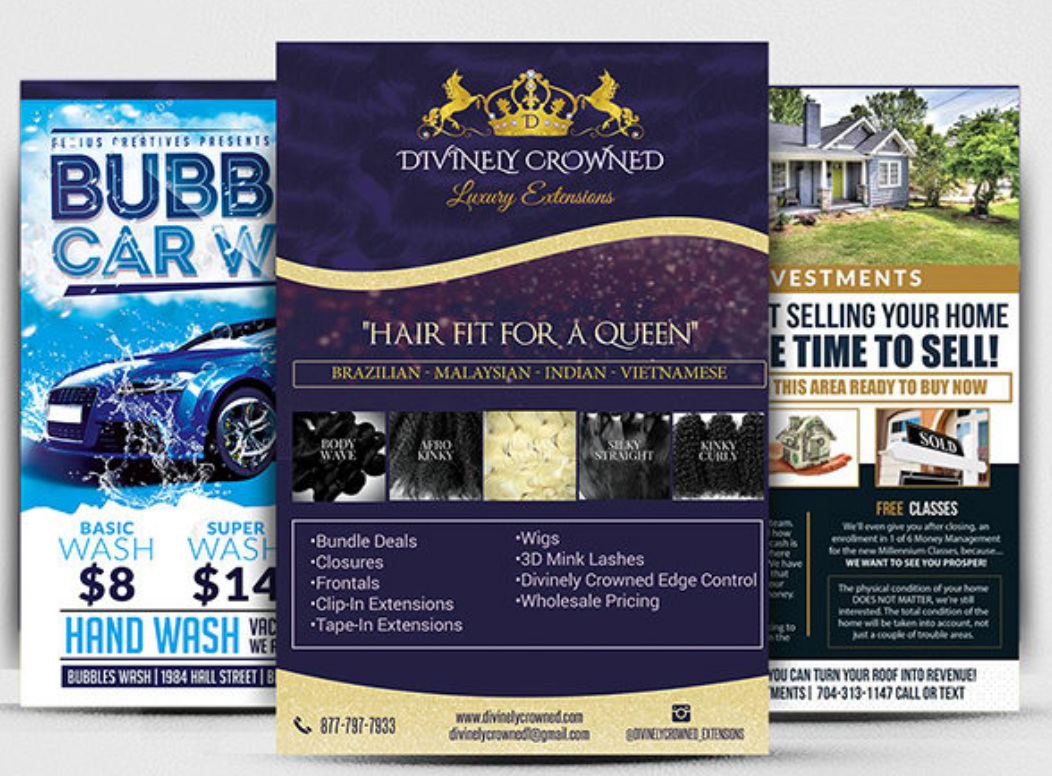 Full Page Flyer Design 8.5x11