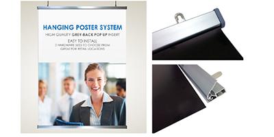 36" Wide - Snap Poster Hanger