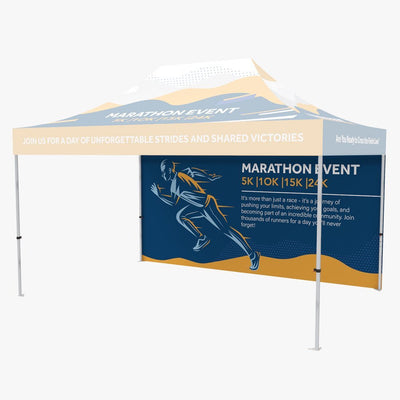15ft Tent Back Wall - Outdoor Event Tent  (No Top & Frame)