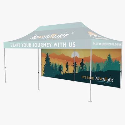 20ft Tent Back Wall - Outdoor Event Tent  (No Top & Frame)