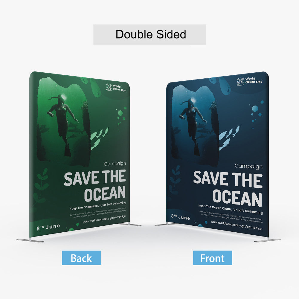 10ft Straight Tension Fabric Display