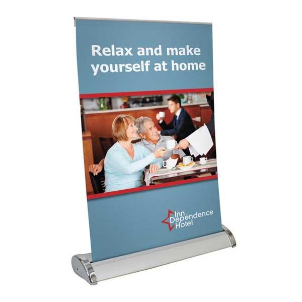 Table Top Banner Stand 11.5"x17.5" detail