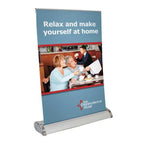 Table Top Banner Stand 11.5"x17.5" detail