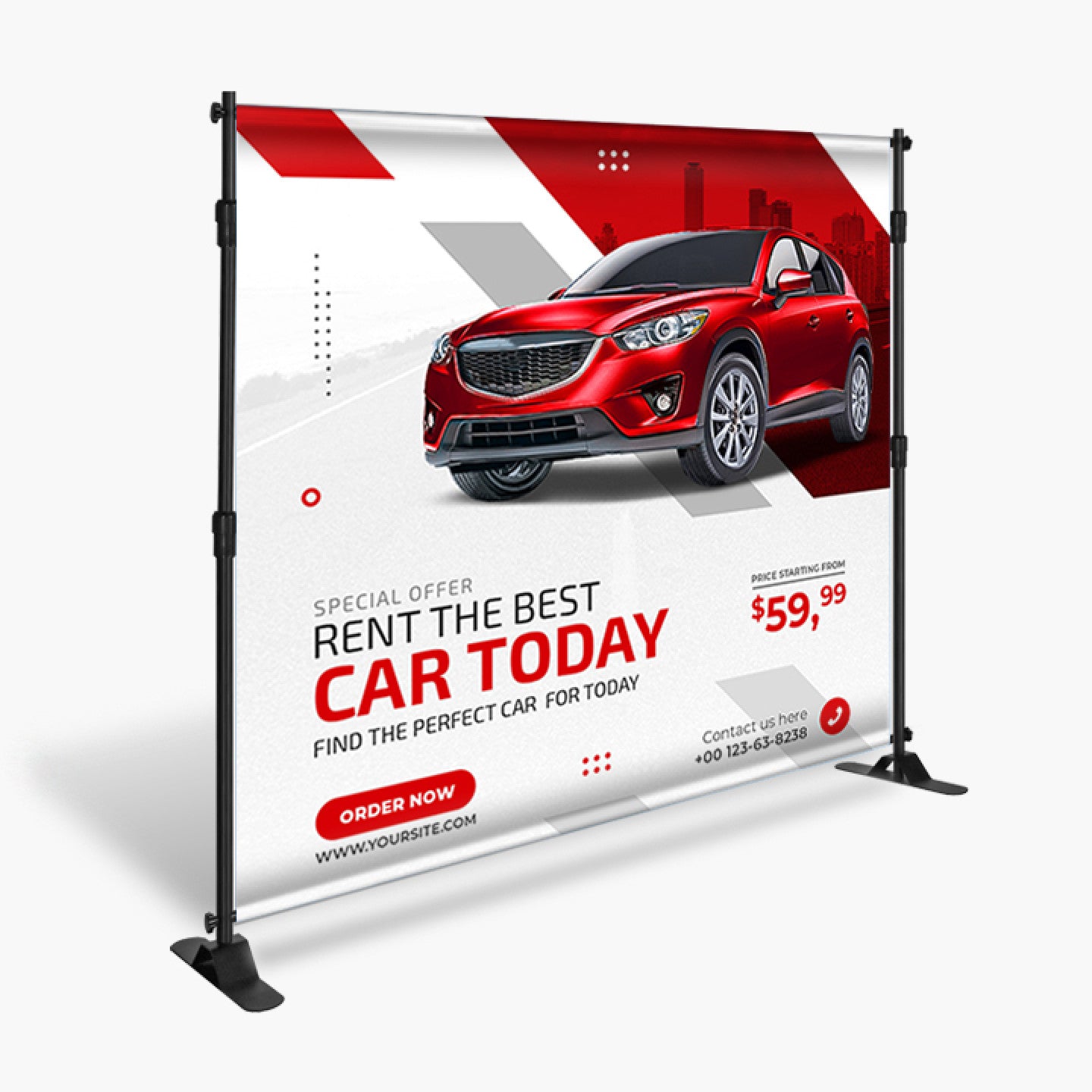 Step and Repeat Backdrop Set