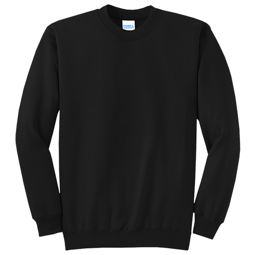 Port & Company PC78 in Jet Black, shown before custom printing