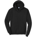 Port & Company PC78H in Jet Black, shown before custom printing