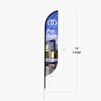 Convex Feather Flag by Inka Gold Productions