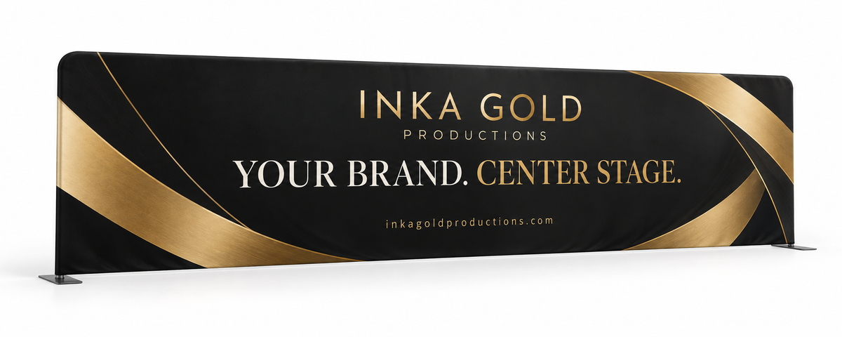 20 ft Straight Tension Fabric Display