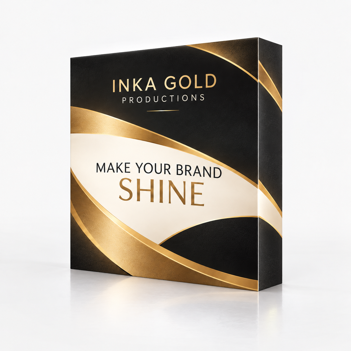 Inka Gold Productions 8ft seg backlit pop up display branded product mockup