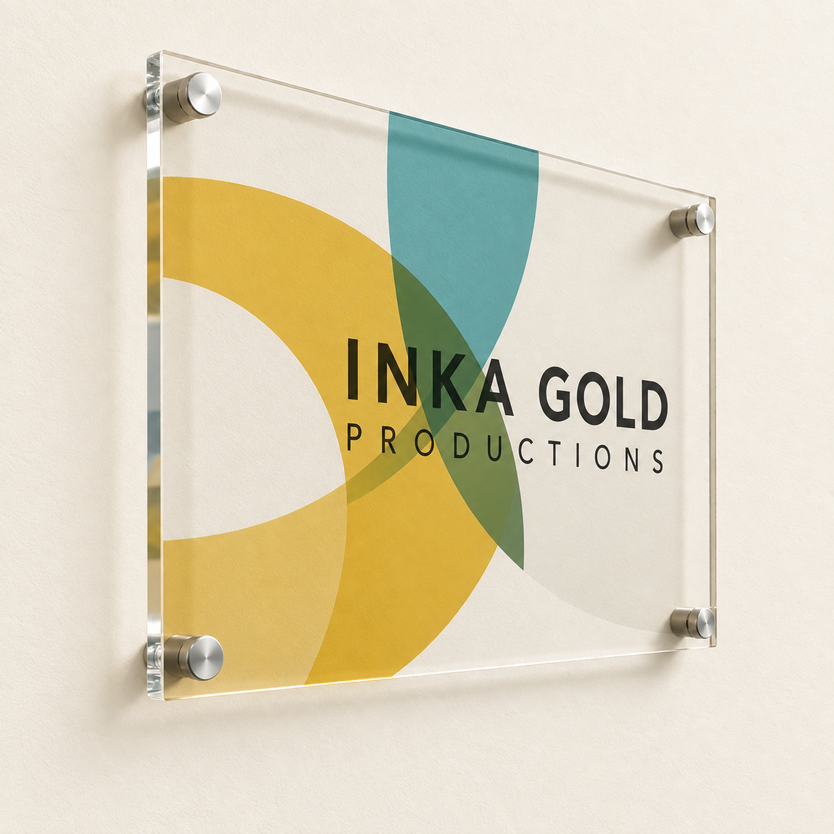 Clear Acrylic Prints – Transparent with optional standoff mounting — illustrative product mockup