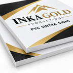 PVC Sintra Board Signs — Inka Gold Productions product display