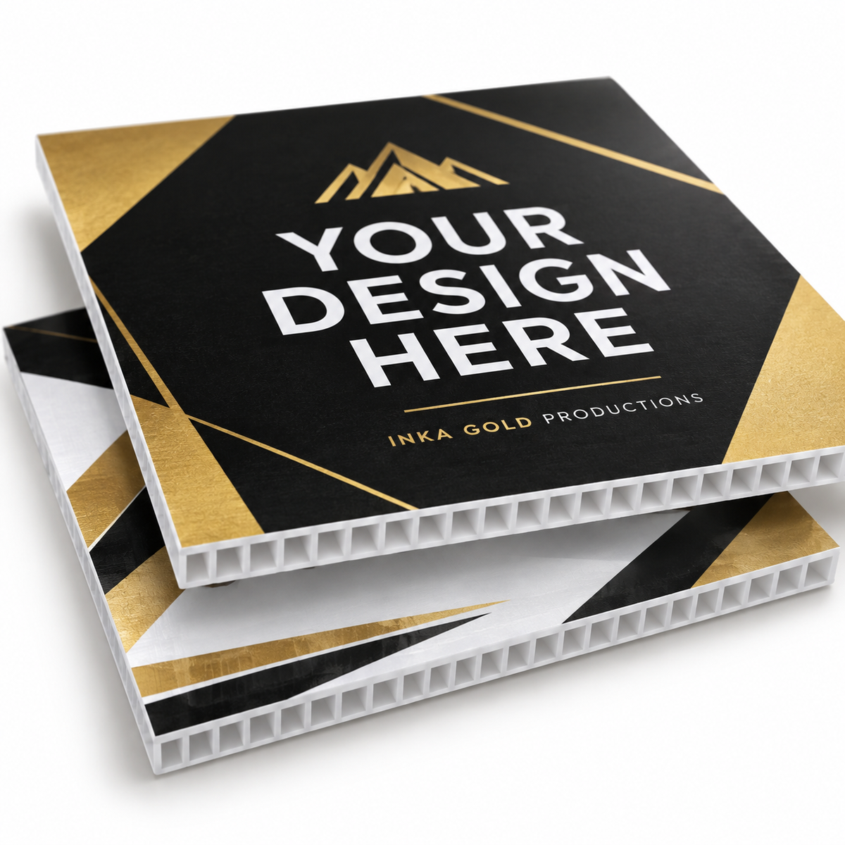 Coroplast Signs — Inka Gold Productions product display