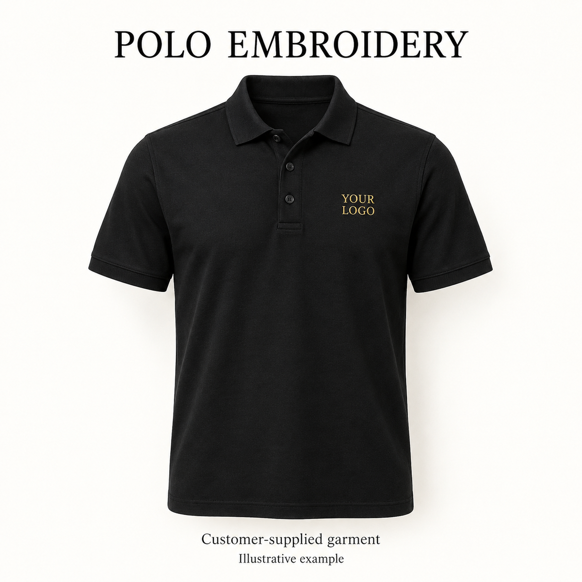 Polo Embroidery — Customer-Supplied Garments