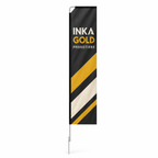 Rectangle Flag – Inka Gold Productions product mockup