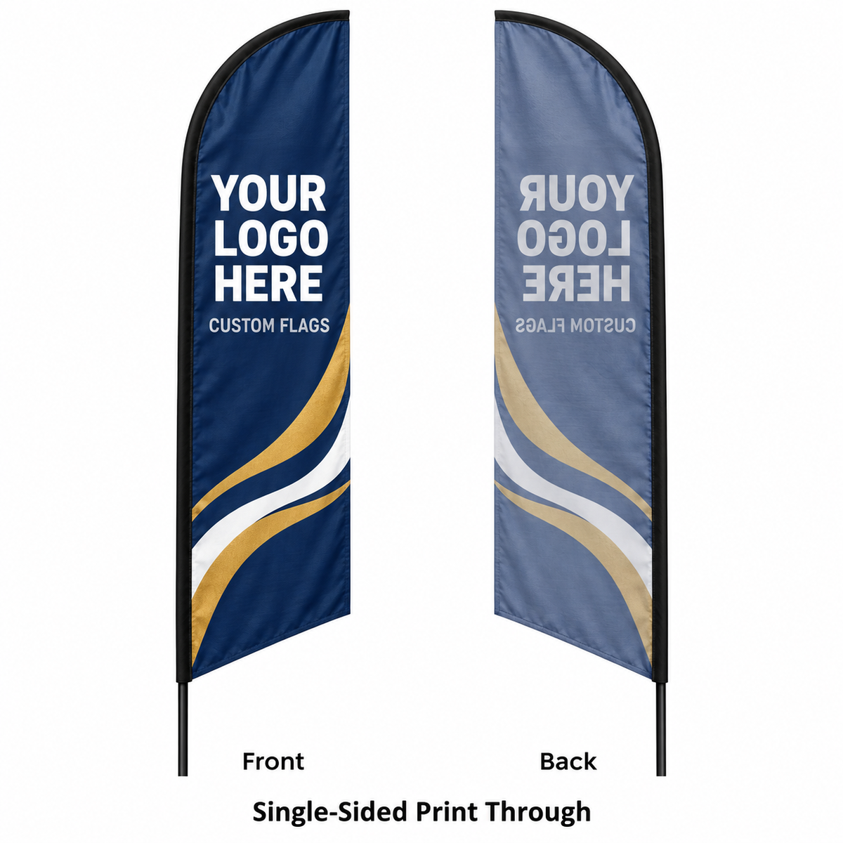 Feather Angled Flag