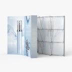 10 ft Curve Velcro Fabric Pop Up Display