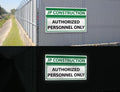 Reflective Aluminum Sandwich Board by Inka Gold Productions