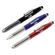 3PDA - THREE-IN-ONE STYLUS, FLASHLIGHT AND BALLPOINT PEN - LASER ENGRAVED