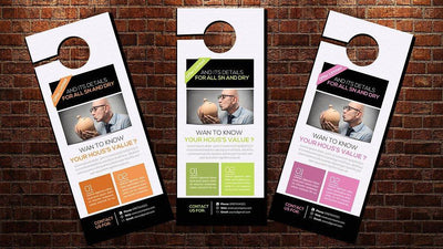 Door Hangers 4.25 x 11  Cardstock