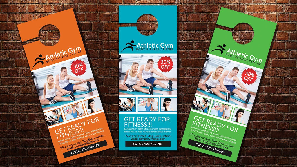 Door Hangers 4.25 x 11  Cardstock