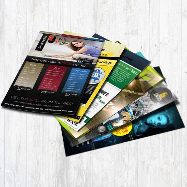 Flyers and Brochures 8.5 X 11