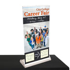Table Top Banner Stand 11.5"x17.5" by Inka Gold Productions