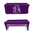 8ft Table Cover 3 sided (open back)